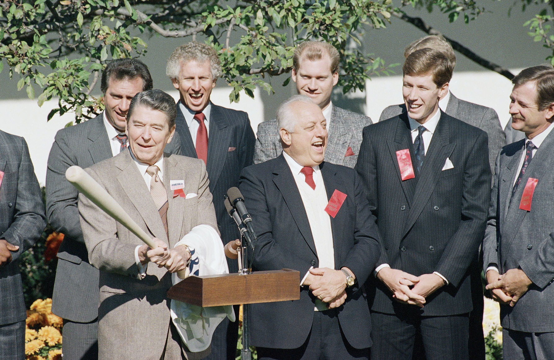 Ronald Reagan with The Dodgers 1988
